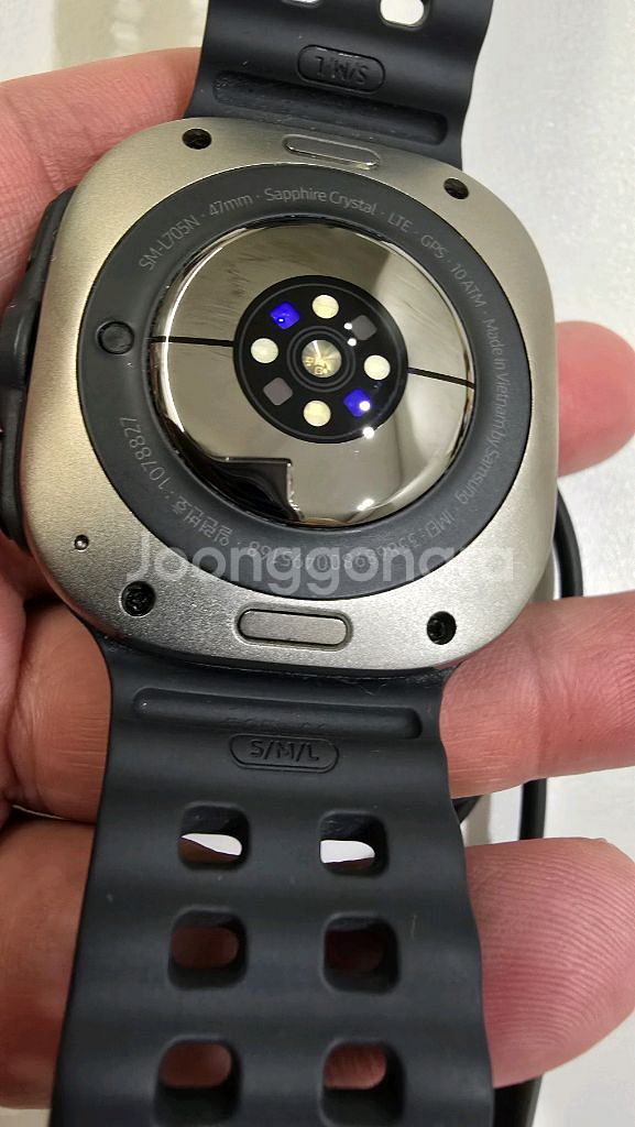 갤럭시워치 울트라 47mm 자급제 티타늄 실버 싸게팜--6