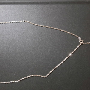 14k 화이트골드 5푼45cm 신함마줄 새상품