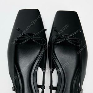 ZARA 리본 슬링백 발레리나 플랫슈즈(235)