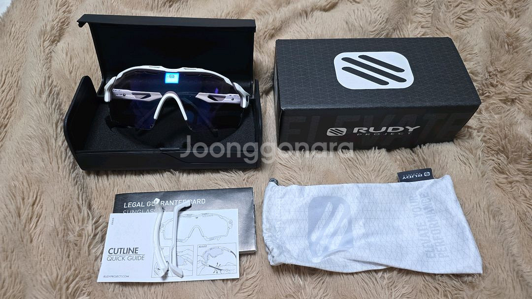 루디프로젝트 컷라인 화이트프레임+퍼플 변색렌즈--0