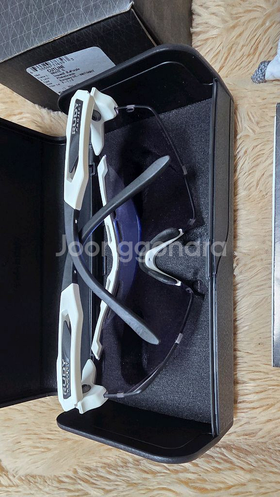 루디프로젝트 컷라인 화이트프레임+퍼플 변색렌즈--2