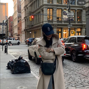 그레이룸 캐시20 롱코트 오트밀