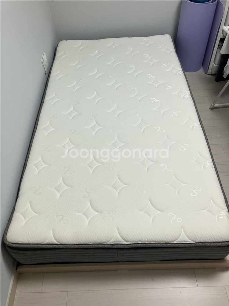 리바트 뉴트 슈퍼싱글저상형 침대 +매트리스--3