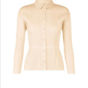 (새상품) 플리츠플리즈 9월 먼슬리 셔프탑 오프화이트