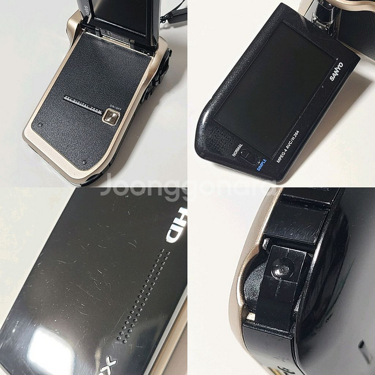 산요 작티 HD800 빈티지 캠코더 디카 디지털 카메라--8