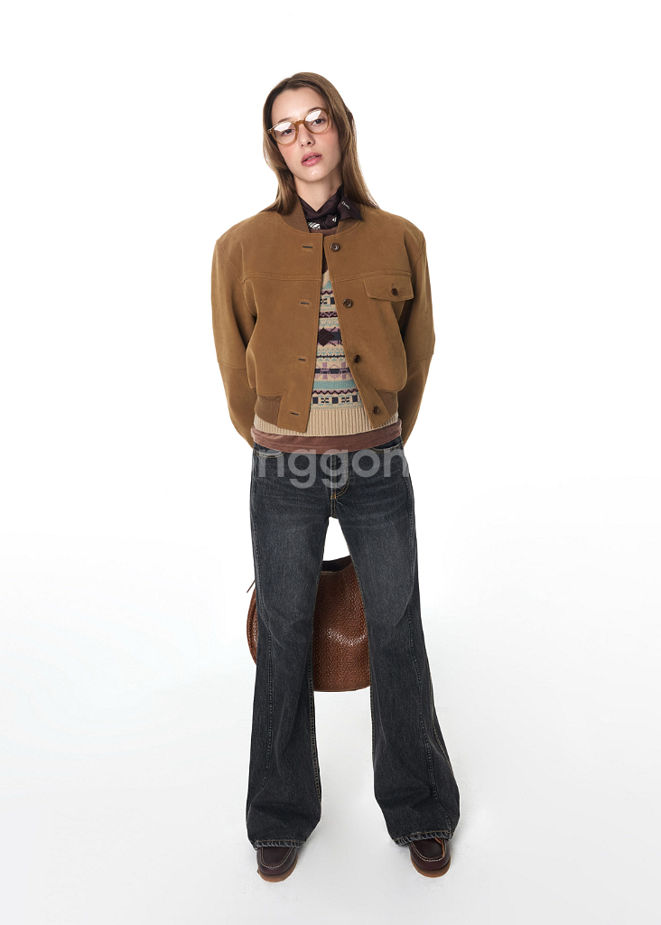 (새상품) 그로브 노르딕 니트 베스트 + 데님 팬츠 S--3