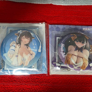 벽람항로 카시노&화지아 캔뱃지 아크릴 키링 굿즈