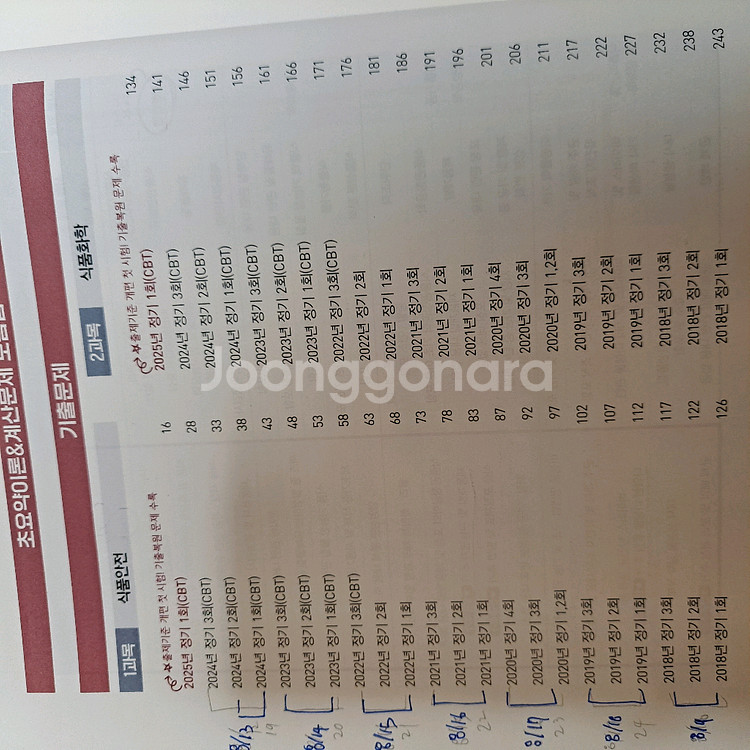 2025 식품안전기사 필기 시대에듀 문제집--6
