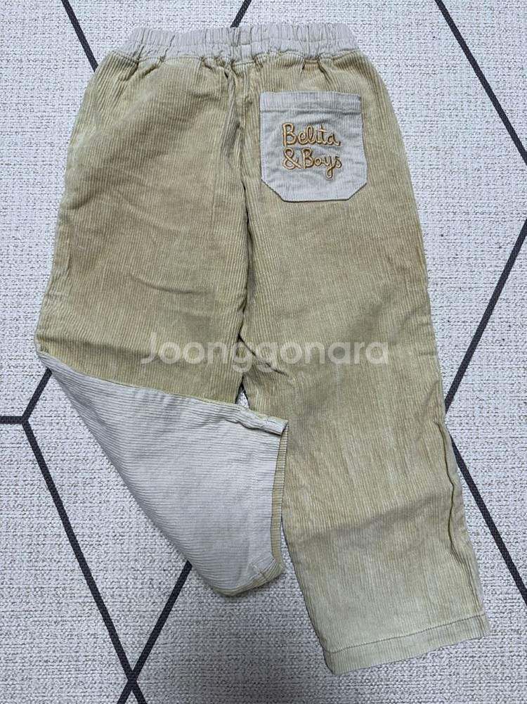 벨리타앤보이즈/코듀로이팬츠/아기옷/골덴바지/110사이즈--3