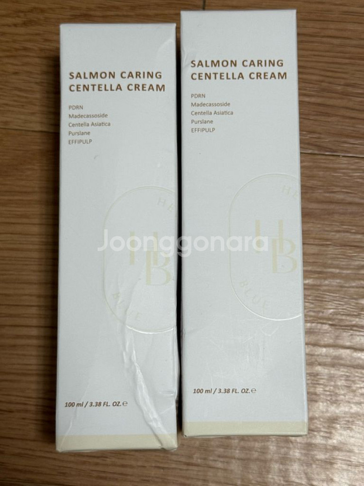 [미개봉] 헤브블루 살몬 케어링 센텔라 크림--0