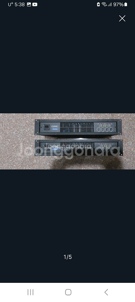 QSC CX404 파워 앰프 250와트X4채널USA--0