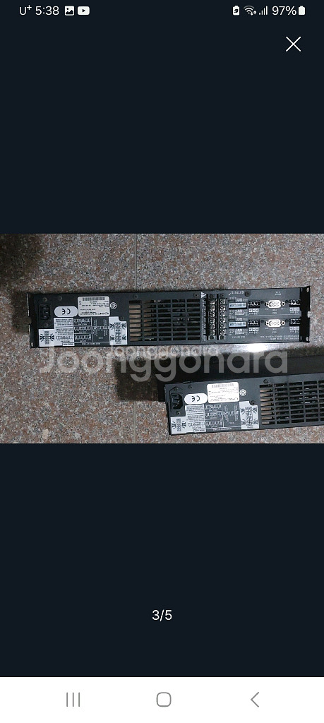 QSC CX404 파워 앰프 250와트X4채널USA--2