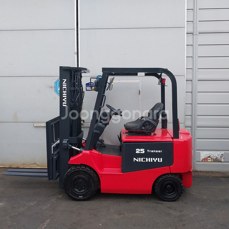 니찌유 전동지게차 2.5톤 3단 4.7M 사이드쉬프트--0