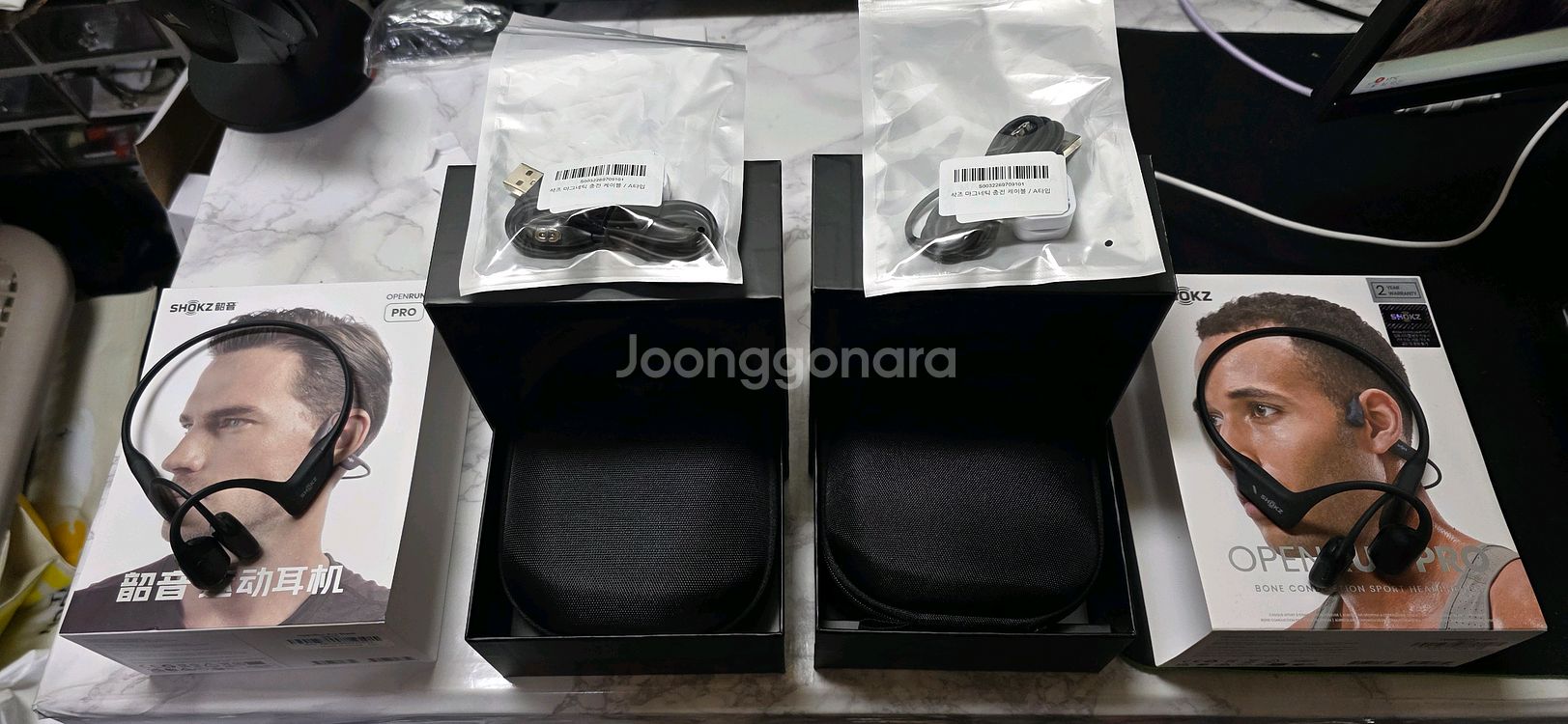 Shokz OpenRun프로 s810 2개 (내용추가)--0
