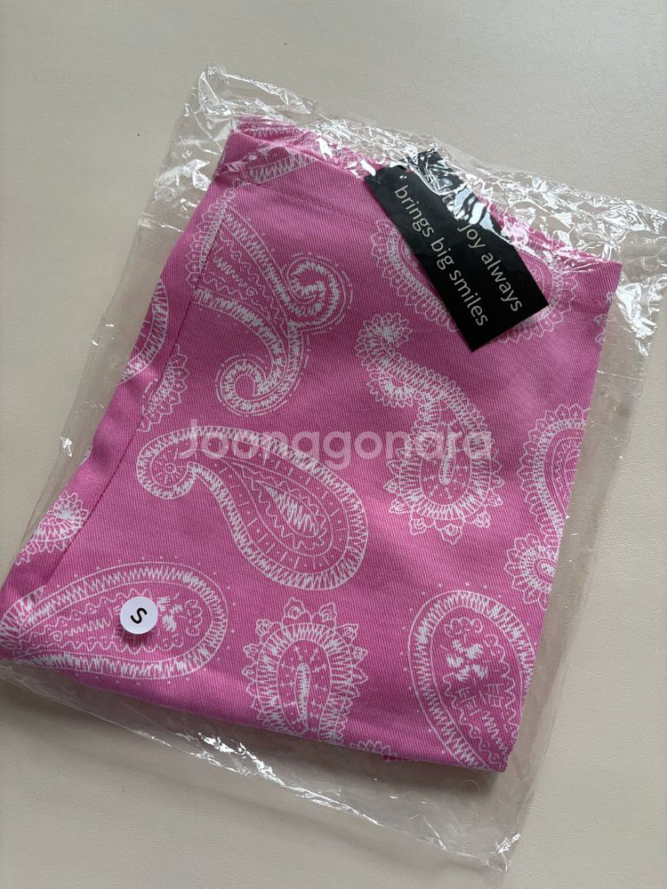 어리틀조이 페이즐리 핑크 팬츠 S--2