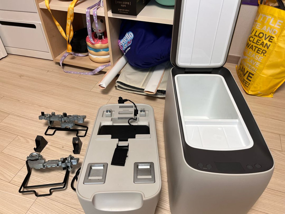 아이오닉5 순정 냉장고--1