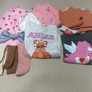 여아 140 상의 정리 (리본핀 드림)