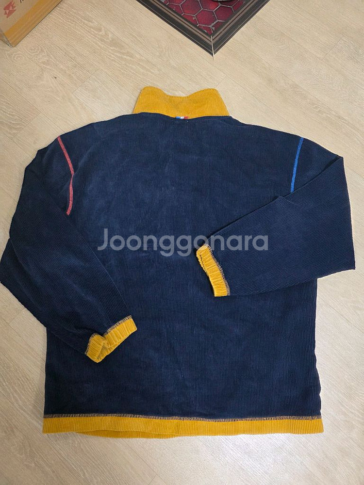 밀레 코듀로이 하프 버튼업 풀오버 자켓--7