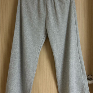 새상품 특양면 여성트레이닝 와이드바지 간절기바지