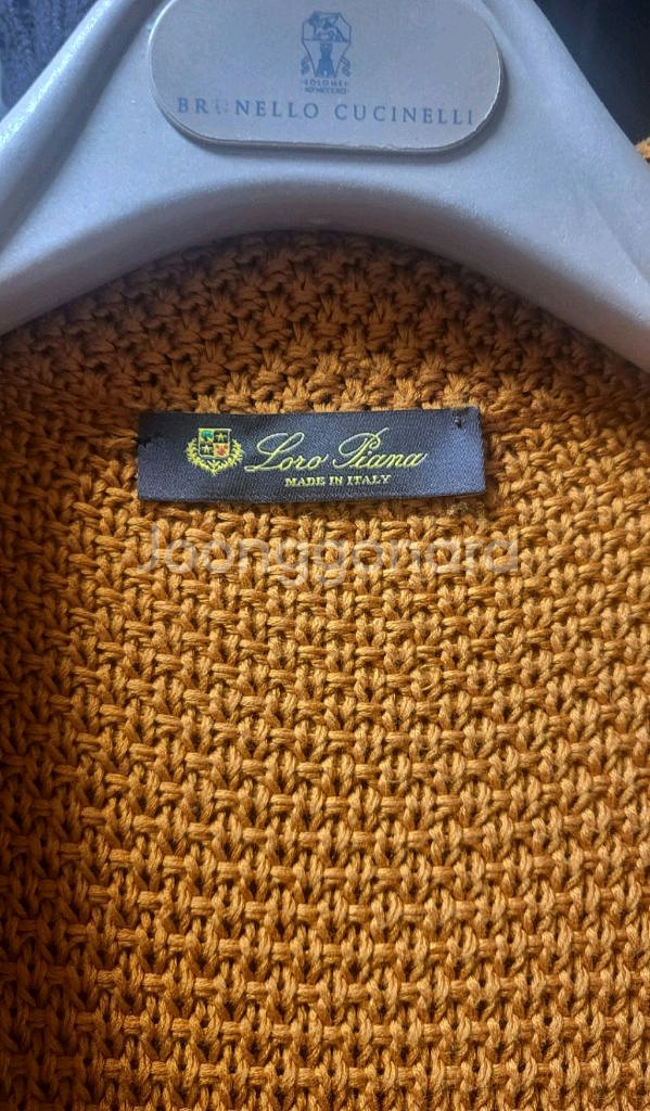 로로피아나 니트 가디건44(한국55-66)--3