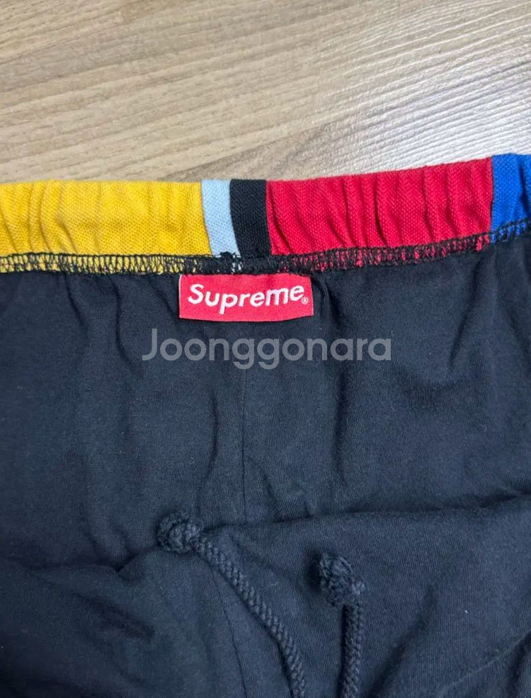 슈프림 / 18FW 패치워크 피케 쇼츠 / L--2