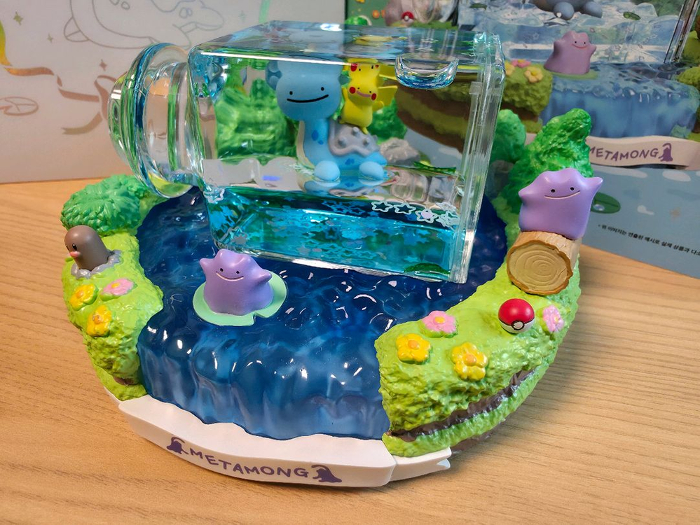 잠실 포켓몬 팝업 한정 메타몽 워터볼 피규어--1