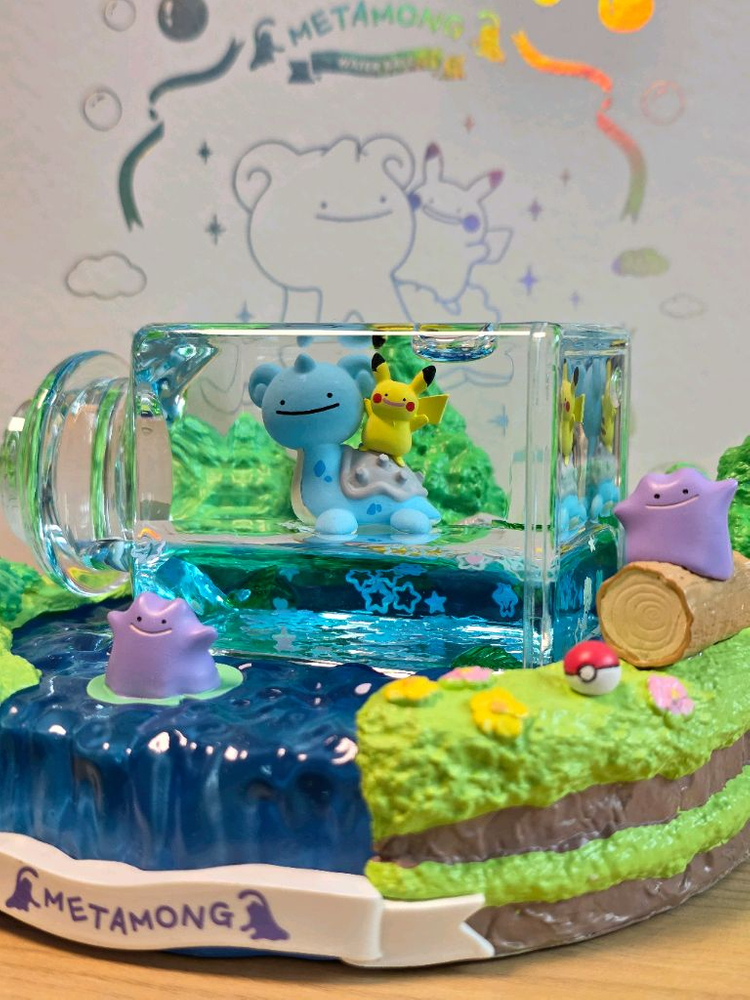 잠실 포켓몬 팝업 한정 메타몽 워터볼 피규어--3