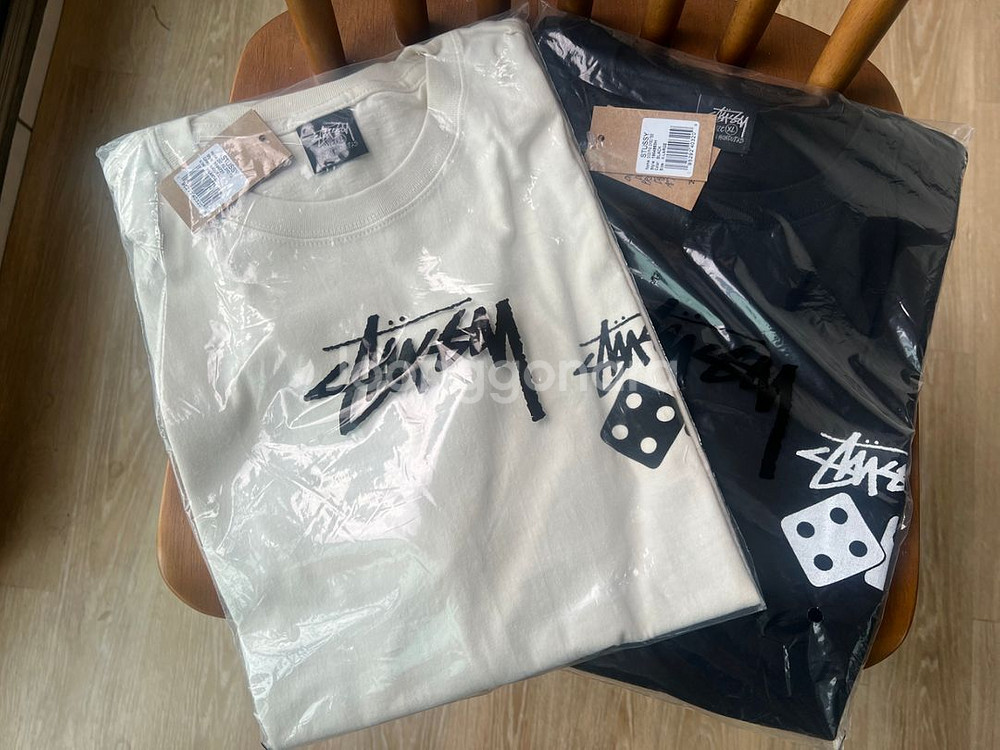 스투시 반팔티 주사위 정품 새상품(남녀공용)--0