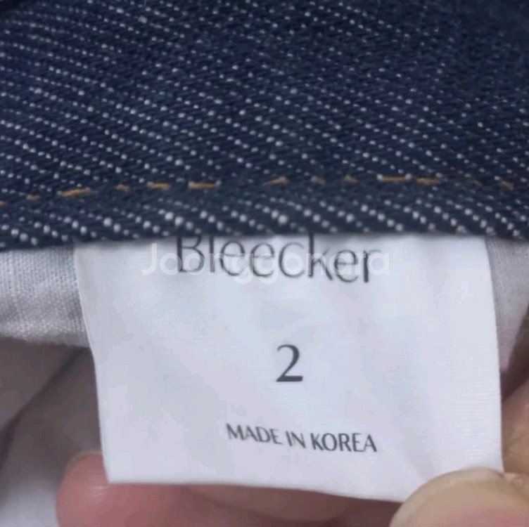 BLEECKER 블리커 셀비지 생지 데님 29--7