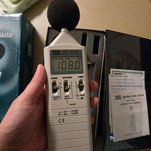 TES 1350A 소음측정기