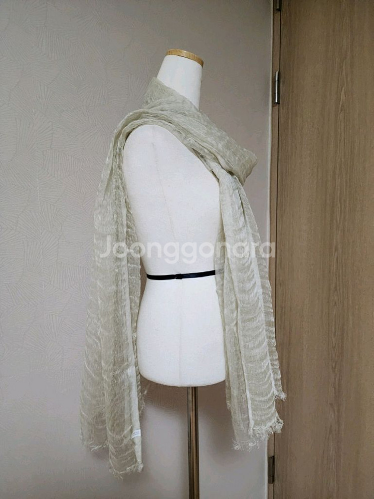 (새상품) 여행필수품. 실크 린넨 스카프. 머플러--1