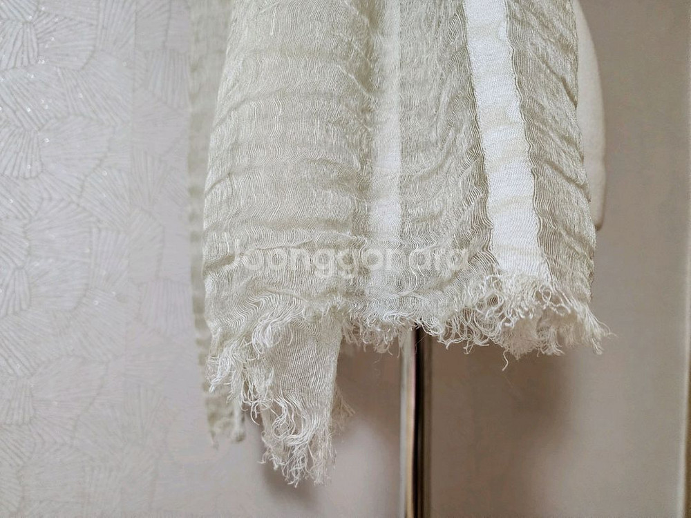 (새상품) 여행필수품. 실크 린넨 스카프. 머플러--5