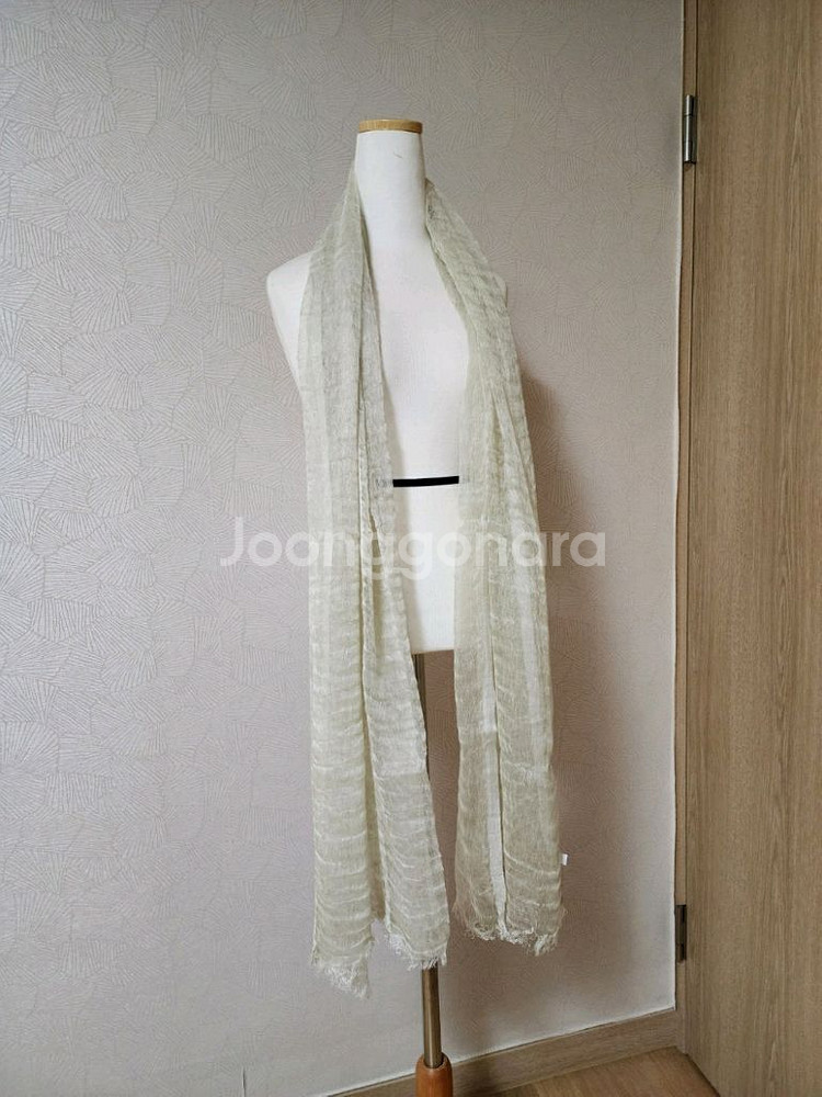 (새상품) 여행필수품. 실크 린넨 스카프. 머플러--2