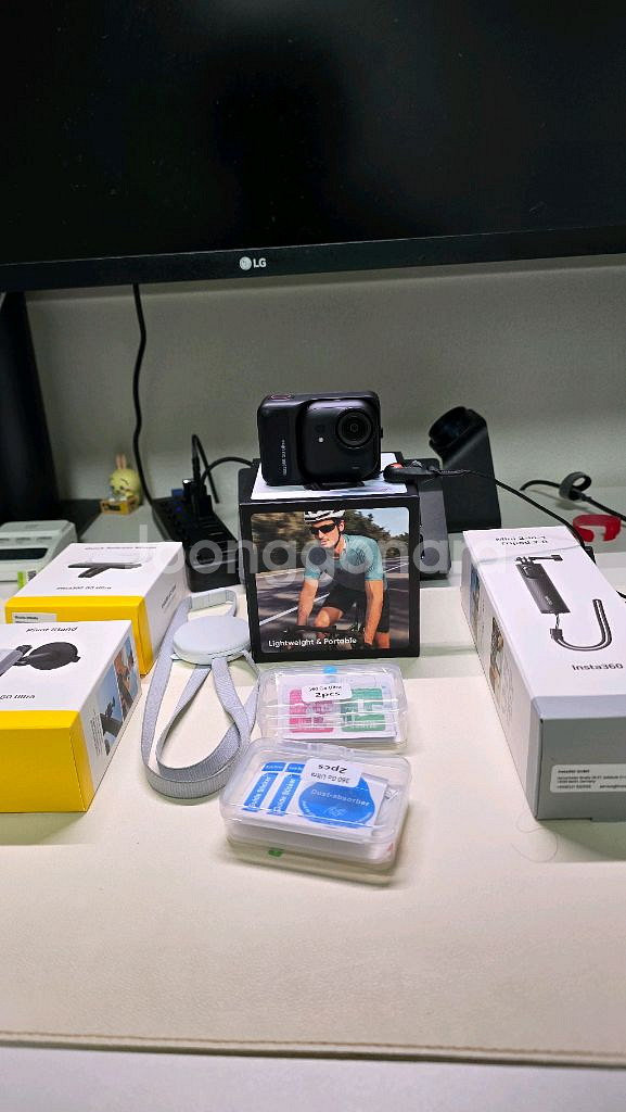 인스타360 고 울트라 블랙 크리에이트 번들 케어포함--0