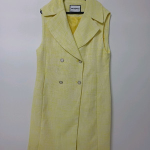 여성 칼라거펠트 트위드 롱베스트 (새상품.95) 이미지