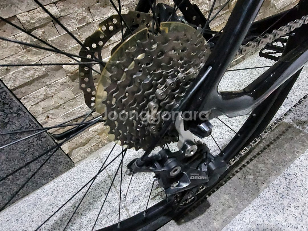 풀카본 MTB 자전거 데오레30단 상태좋음--5