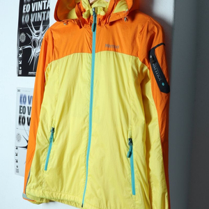 W(L) 마모트 집업 바람막이 점퍼자켓 등산 주황