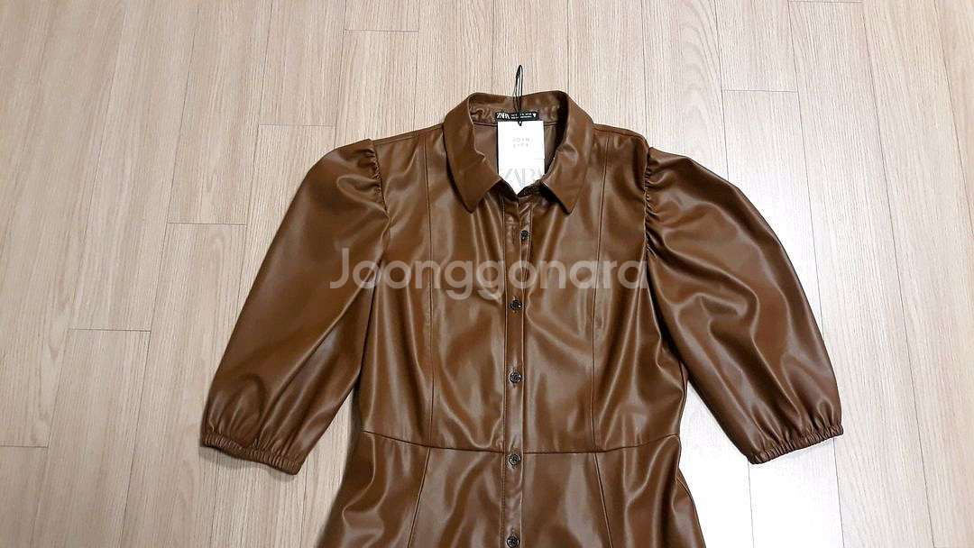 텍달린 새상품 ZARA 원피스 자라 레자 스판 롱원피스--0