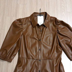 텍달린 새상품 ZARA 원피스 자라 레자 스판 롱원피스