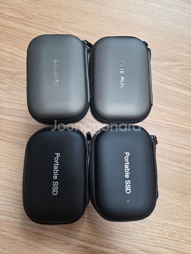 삼성 Portable SSD T5/T7 1tb 4개--3