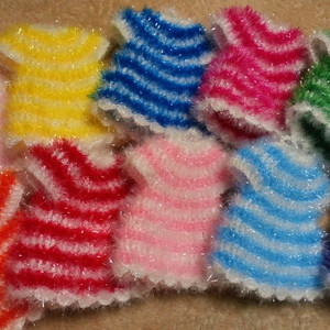 원피스모양수세미10장 택비포함