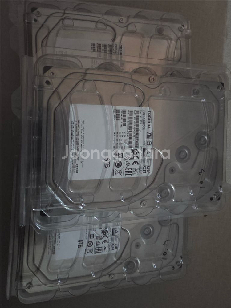 도시바 엔터프라이즈 NAS 하드디스크 6TB--0