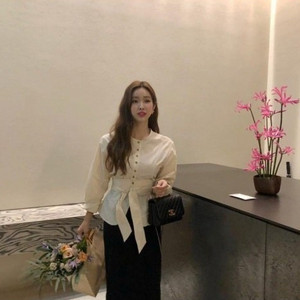 그로브스토어 바비블라우스(차정원블라우스)
