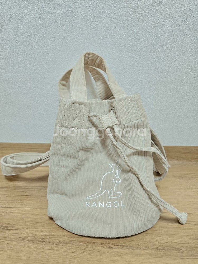 캉골 코듀로이 버킷백(새상품)--0