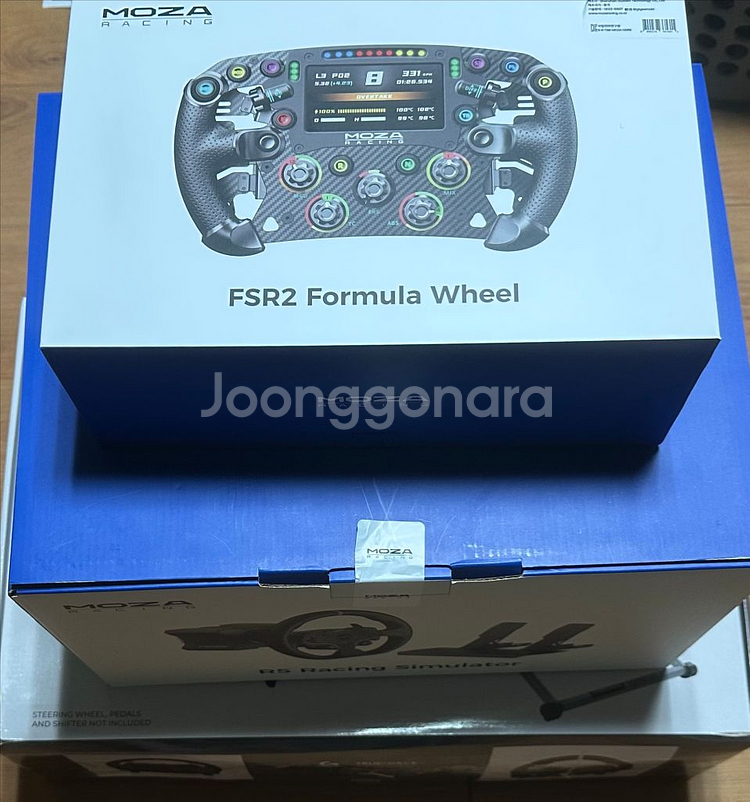 MOZA R5 + 플레이시트 챌린지 X--0
