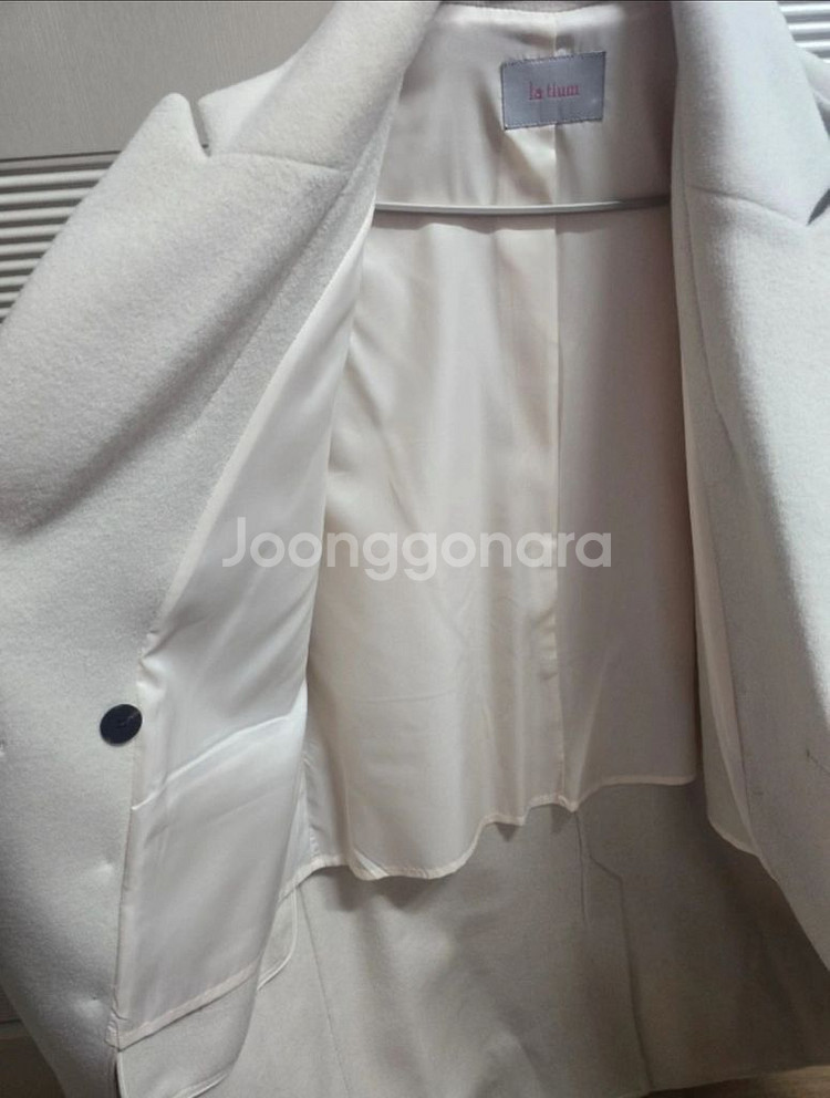 라티움NCO5 더블 롱 코트 새상품--2