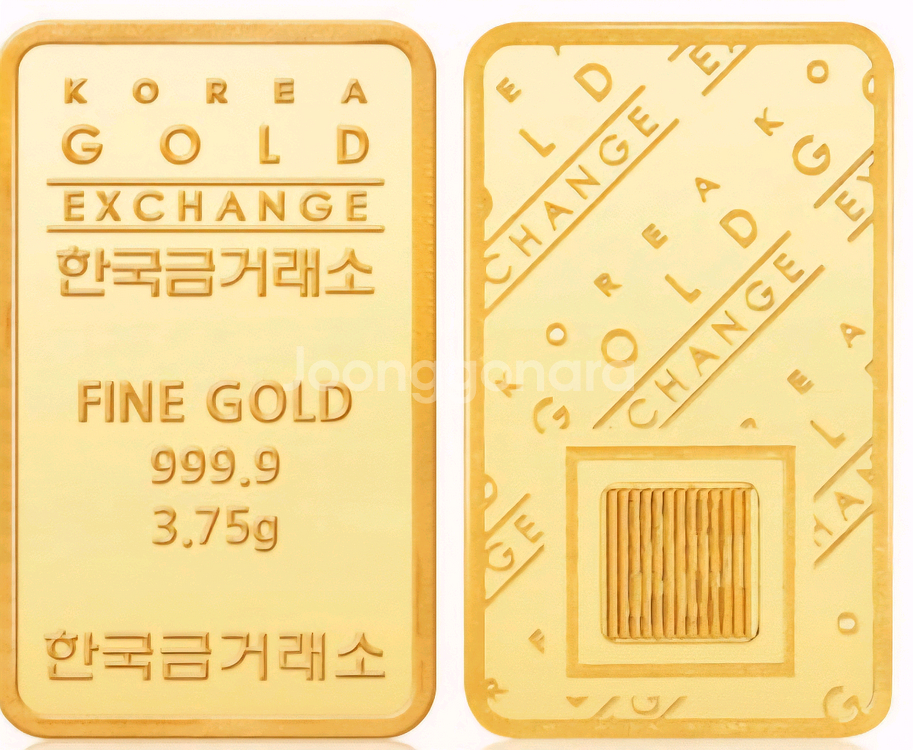 부산 한국금거래소 골드바 10돈--0