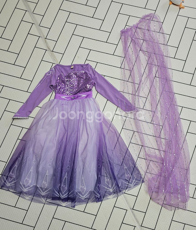 130사이즈드레스 공주드레스 안나드레스학예회 할로윈 7--1