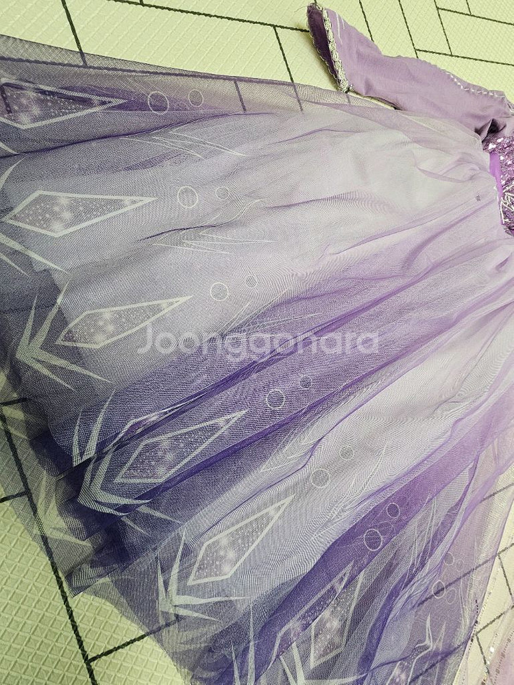 130사이즈드레스 공주드레스 안나드레스학예회 할로윈 7--12