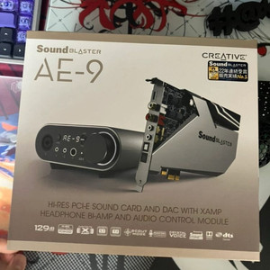 사운드블라스터 ae9 사운드카드+앰프튜닝